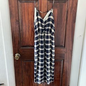 Blue plaid Hayden dress